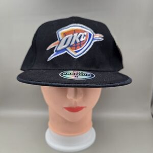 Premium Fits Professional Style  Oklahoma City Thunder Black Fitted Hat Size 8